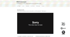 Desktop Screenshot of metroscope.ensad.fr